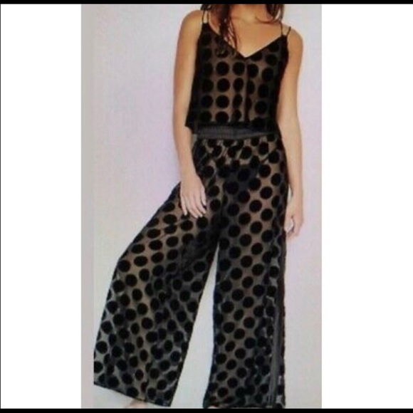 VICTORIA´S SECRET Luxe Dot Mesh Cami Top & Pants